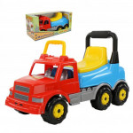 Детская игрушка  Каталка-автомобиль Буран №2 (красно-голубая) (в коробке) арт. 67128. Полесье