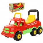 Детская игрушка  Каталка-автомобиль Буран №1 (красная) (в коробке) арт. 67210. Полесье