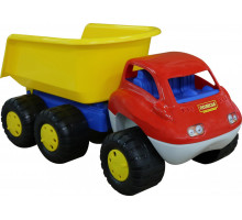 Детская игрушка автомобиль-самосвал с прицепом (в пакете) Дакар арт. 46116. Полесье