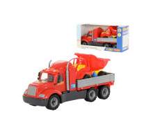 Детская игрушка автомобиль бортовой + автомобиль-самосвал (в коробке) Майк арт. 55484. Полесье