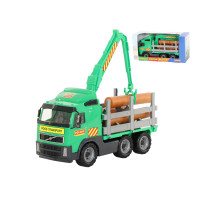 Детская игрушка автомобиль-лесовоз (в коробке) Volvo арт. 9531. Полесье