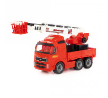 Детская игрушка автомобиль пожарный (в сеточке) Volvo арт. 8787. Полесье
