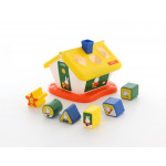 Детская развивайка логический домик Миффи с 6 кубиками №1. Арт. 64264 Полесье