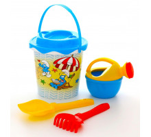 Детская игрушка песочный набор Смурфики-1 набор №2. Арт. 65124 Полесье