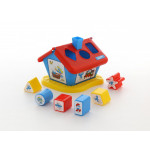 Развивающая игрушка логический домик Смурфики с 6 кубиками №2. Арт. 64424 Полесье