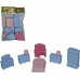 Детский набор  мебели для кукол №1 (6 элементов) (в пакете) арт. 49322. Полесье в Минске