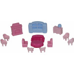 Набор мебели для кукол №4 (13 элементов) (в пакете) арт. 49353. Полесье