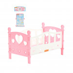 Кроватка сборная для кукол №2 (5 элементов) (в пакете) цвет розовый арт. 62048. Полесье
