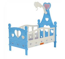 Кроватка для кукол №3 (6 элементов) цвет голубой (в пакете) арт. 62055. Полесье