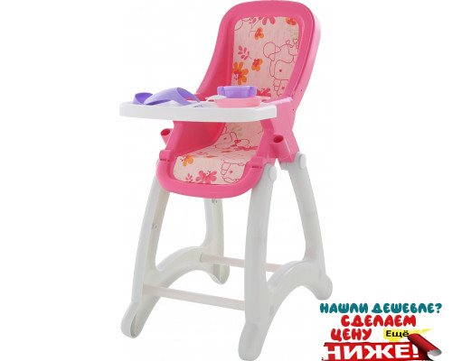 Детский стульчик для кукол "Беби №2" розовый арт. 48011. Полесье  в Минске