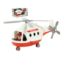 Игрушка для детей Вертолёт - скорая помощь "Альфа" (в коробке) арт. 68668. Полесье