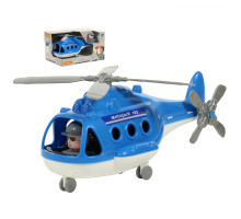 Детская игрушка Вертолёт - милиция "Альфа" (в коробке) (РБ) арт. 68682. Полесье