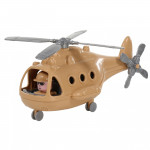 Игрушка для детей Вертолёт военный "Альфа-Сафари" (в сеточке) арт. 72467. Полесье