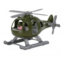 Вертолёт игрушечный детский военный "Гром" (в сеточке) арт. 72320. Полесье