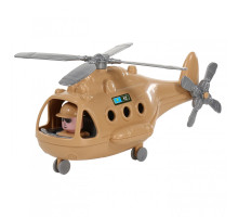 Детский игрушечный Вертолёт военный "Альфа-Сафари" (в сеточке) арт. 72481. Полесье