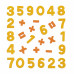 Цифры и знаки "Первые уроки" (20 цифр + 10 математических знаков) (в пакете). Арт. 70654 Полесье в Минске