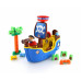 Игрушка для детей набор "пиратский корабль" + конструктор (30 элементов) (в коробке) арт. 62246. Полесье в Минске