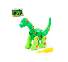 Детский конструктор-динозавр "Диплодок" (35 элементов) (в коробке) арт. 77165. Полесье