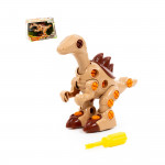Игрушка для детей конструктор-динозавр "Велоцираптор" (36 элементов) (в коробке) арт. 76809. Полесье