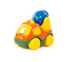 Игрушка для детей Автомобиль-бетоновоз "Миффи" №1 (в сеточке) арт. 77370. Полесье