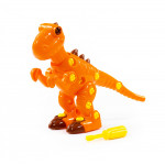 Детский конструктор-динозавр "Тираннозавр" (40 элементов) (в пакете) арт. 76700. Полесье