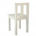 Детский стульчик из массива деревянный. Высота до сиденья 23 см. Цвет белый. Арт. СВ23-w в Минске