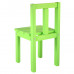 Детский стульчик из массива деревянный. Высота до сиденья 23 см. Цвет зеленое яблоко. Арт. СВ23-z в Минске