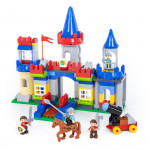 Конструктор "Макси" - "Замок" (169 элементов) (в коробке). Совместим с Лего Дупло (LEGO Duplo). арт. 77639. Полесье