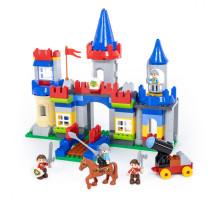 Конструктор "Макси" - "Замок" (169 элементов) (в коробке). Совместим с Лего Дупло (LEGO Duplo). арт. 77639. Полесье