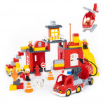 Конструктор "Макси" - "Пожарная станция" (95 элементов) (в коробке). Совместим с Лего Дупло (LEGO Duplo). арт. 77493. Полесье