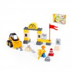 Конструктор "Макси" - "Строительная фирма" (36 элементов) (в коробке). Совместим с Лего Дупло (LEGO Duplo). арт. 77622. Полесье