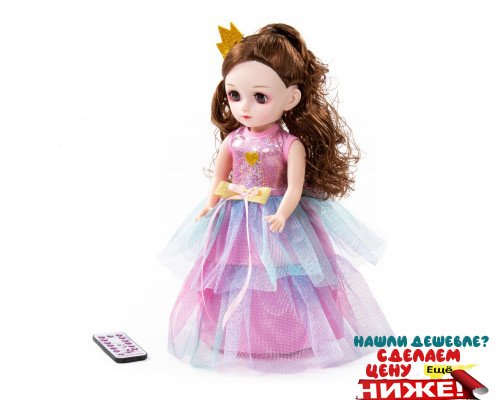 Кукла "Алиса" (37 см) на балу (в коробке). Кукла на радиоуправлении, поет песни, знает 7 сказок. Арт. 79626. Полесье в Минске