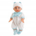 Интерактивный пупс Baby Doll с аксессуарами (горшок, бутылочка, соска). 33 см. Цвет в голубом. Арт. YL1704H в Минске