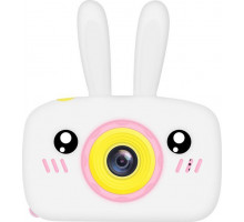 Фотоаппарат детский цифровой Зайка Kids Camera Rabbit (как настоящий). Цвет белый. Арт. KC600 М