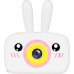 Фотоаппарат детский цифровой Зайка Kids Camera Rabbit (как настоящий). Цвет белый. Арт. KC600 М в Минске