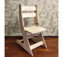 Детский деревянный стульчик регулируемый по высоте (27-38 см) Выростайка-мини. Цвет натуральный. Арт. Выростайка-мини