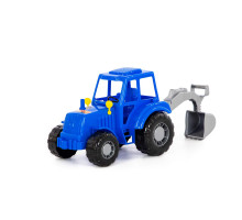 Трактор "Алтай" (синий) с лопатой (в сеточке) арт. 84866. Полесье