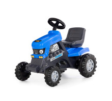Каталка-трактор с педалями "Turbo" (синяя) арт. 84620. Полесье
