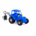 Трактор "Мастер" (синий) с лопатой (в сеточке) арт. 84873. Полесье в Минске