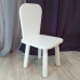 Детский стульчик деревянный "Классика". Высота до сиденья 27 см. Цвет белый. Арт. LD-27-K в Минске