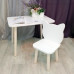 Комплект детской мебели столик и стульчик для детей "Котик". (Столешница травмобезопасные углы 70*50 см). Цвет белый с натуральным . Арт. KN7050W+MD-27-VN в Минске